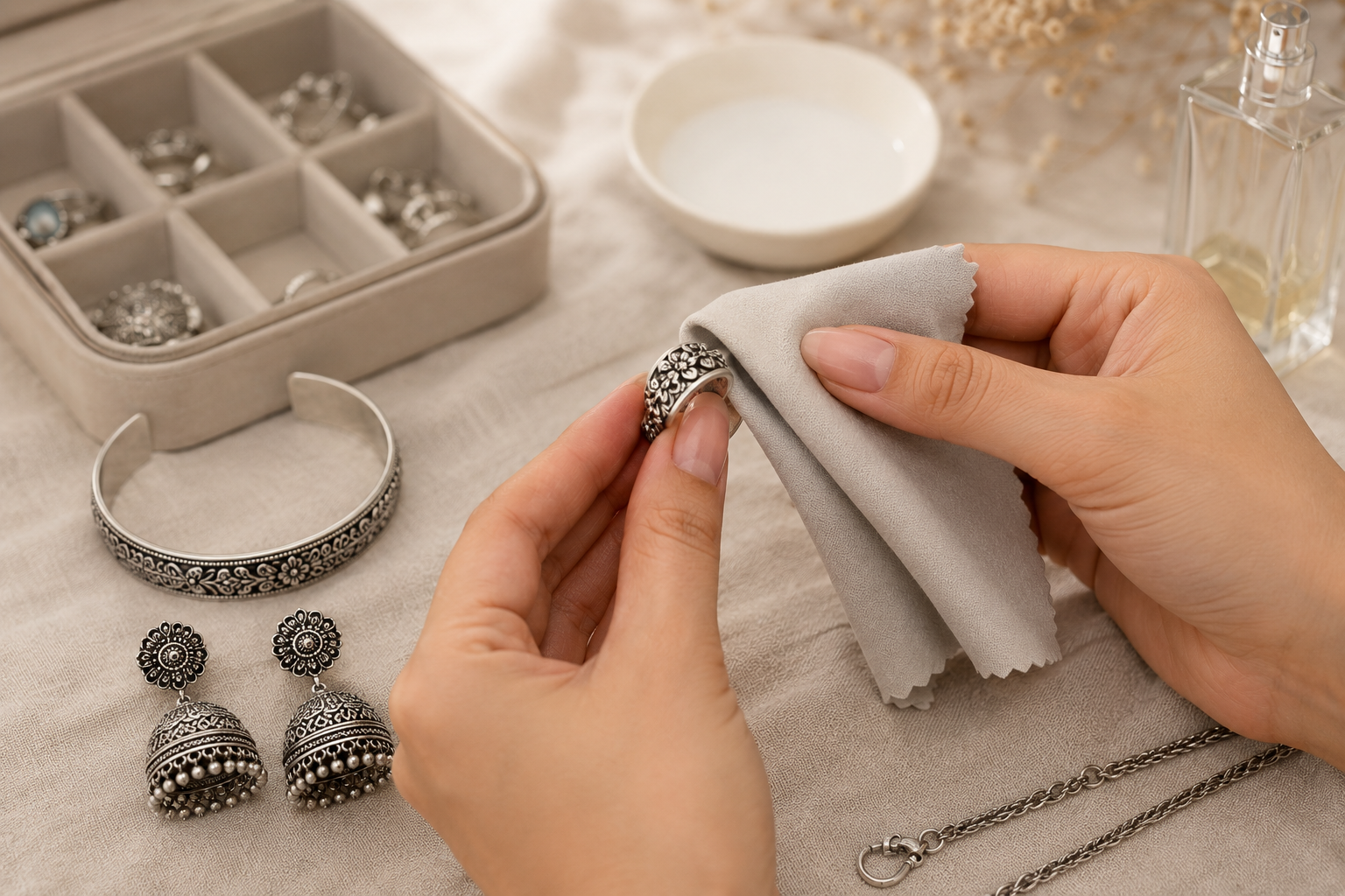 Jewellery Care Tips To Keep Your Silver Looking New