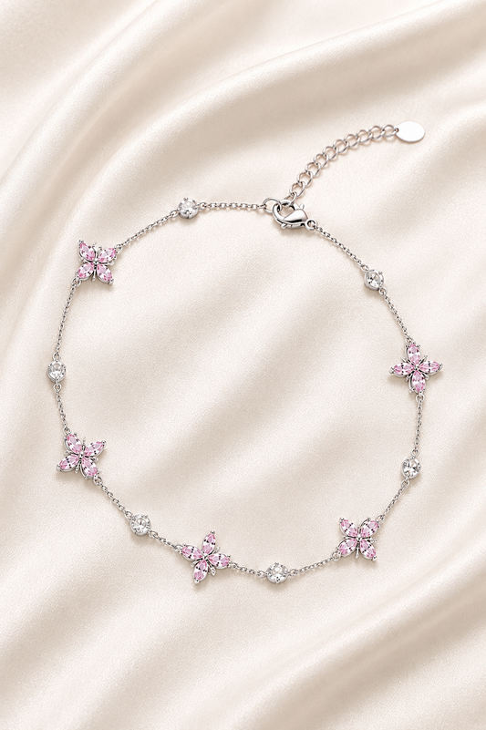 Reeva Sakura Bloom Bracelet– 925 Sterling Silver