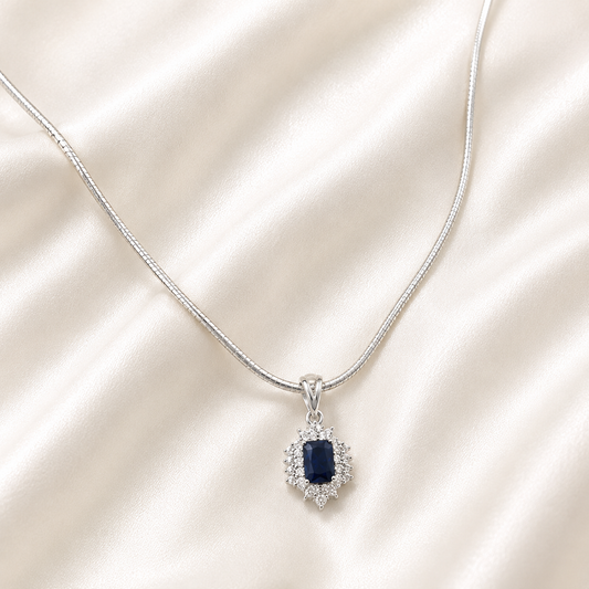 Reeva Midnight River Pendant-925 Sterling Silver
