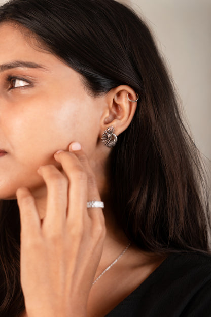 Reeva River Peacock Studs-6g
