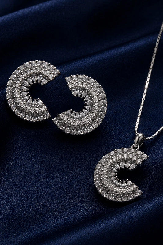 Reeva Crescent Glow Pendant