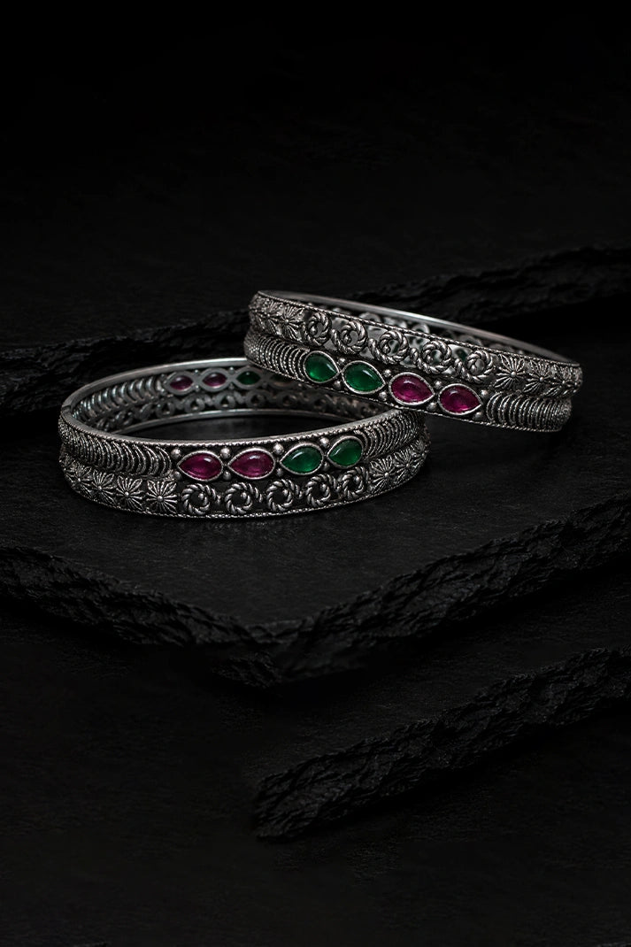 Reeva Gulmohar Flow Bangle-54g