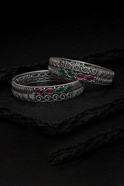Reeva Gulmohar Flow Bangle-54g