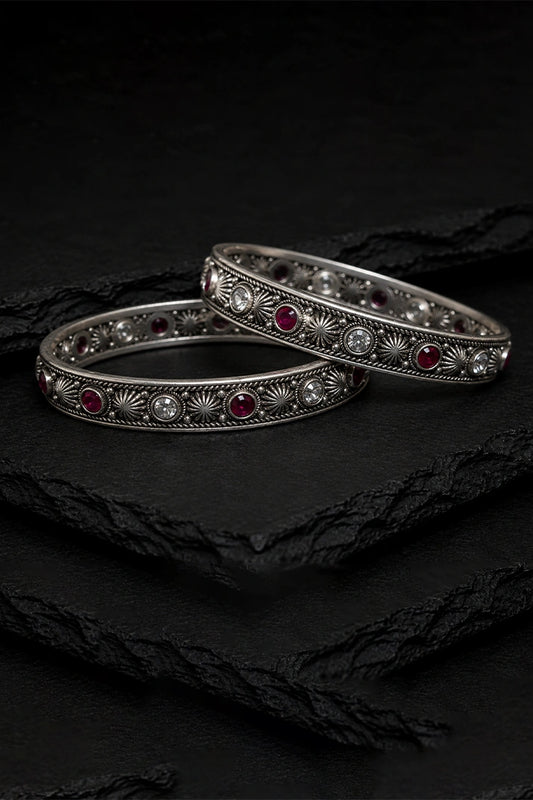 Reeva Ruby River Bangle