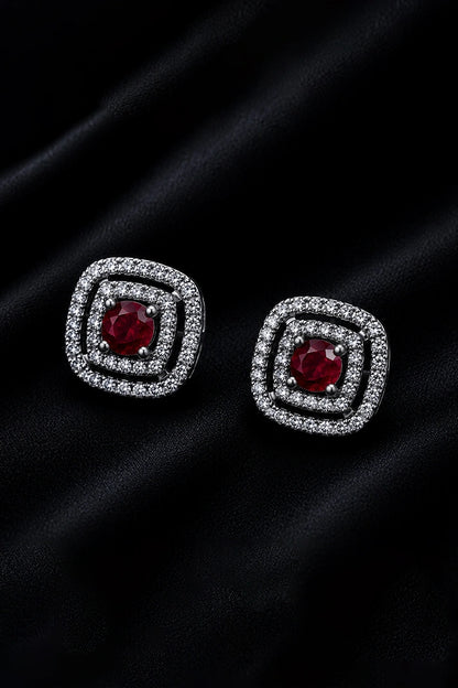 Reeva Ruby River Glow Studs
