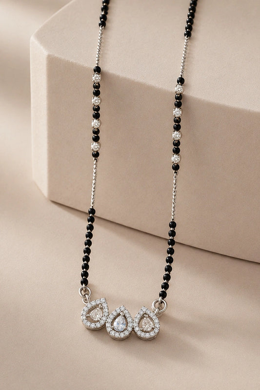 Riva Noir Crystal Mangalsutra