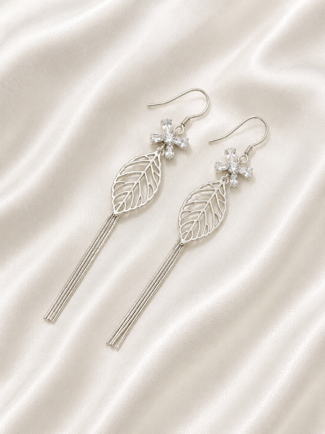 Reeva Bloom Stream Drops-925 Sterling Silver