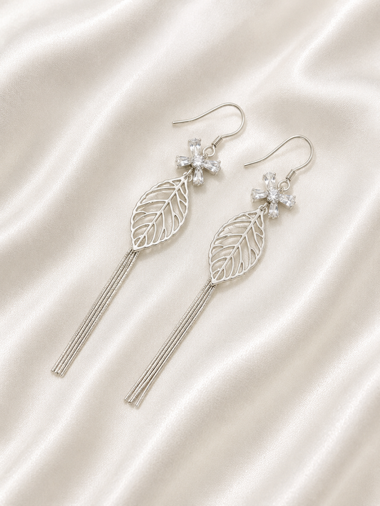 Reeva Bloom Stream Drops-925 Sterling Silver