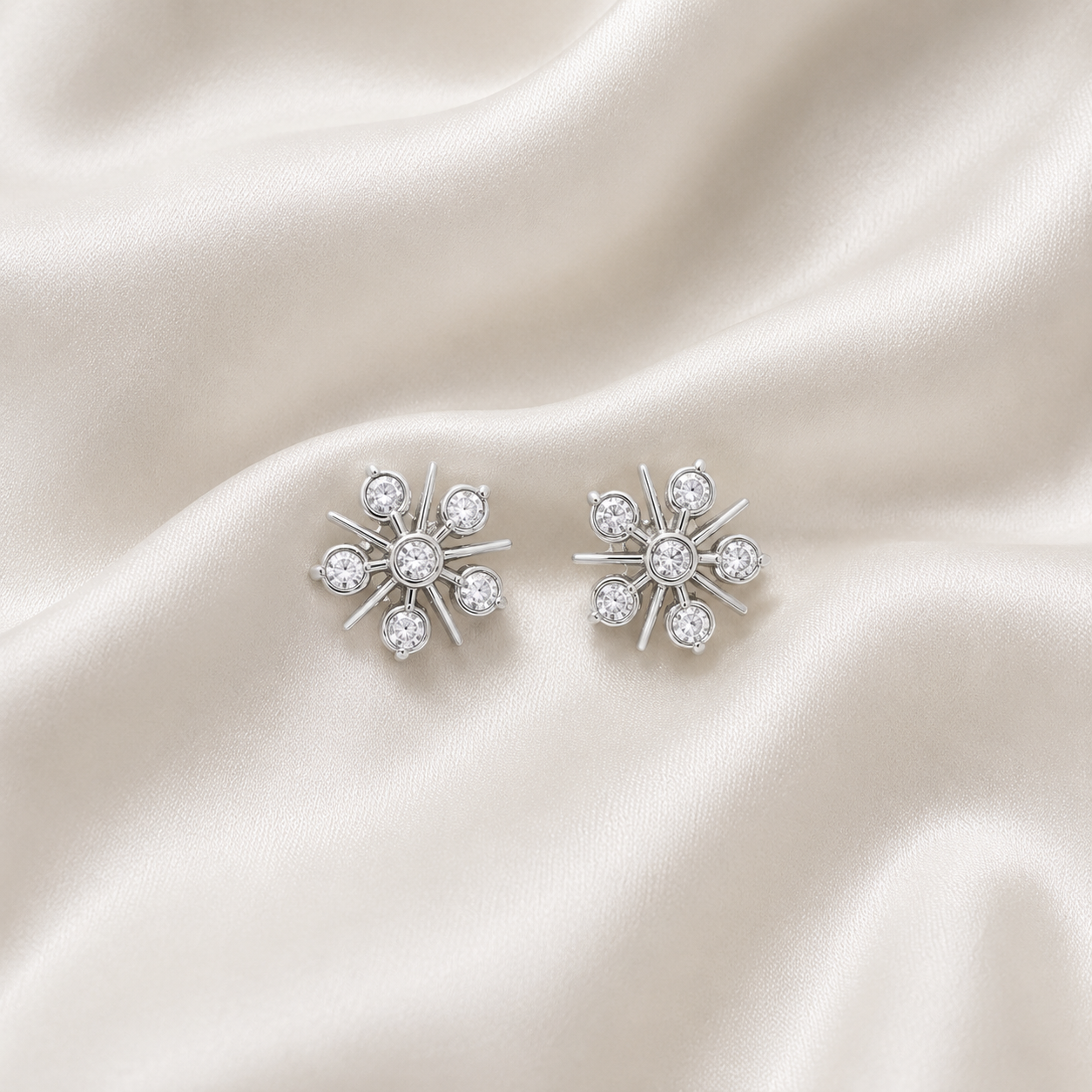 Celestial Spark Studs – 925 Sterling Silver